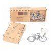 llavero abridor bicicleta con caja de regalo decoración postal