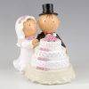 figura tarta, novios, boda, pastel, Y494