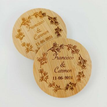 abrebotellas bambú imantado y personalizable