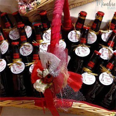 Botellines de cerveza Estrella Gallicia con una grabación personalizada