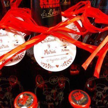 Botellines de cerveza Estrella Gallicia con una grabación personalizada