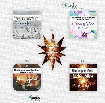 bengalas personalizadas para bodas