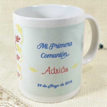 Taza blanca cerámica personalizable