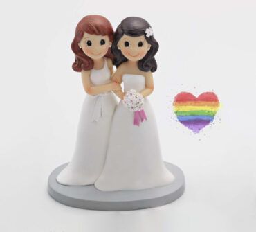 figura tarta 2 novias