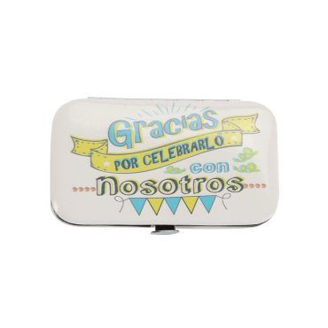 set o estuche de manicura agradecimiento Disok