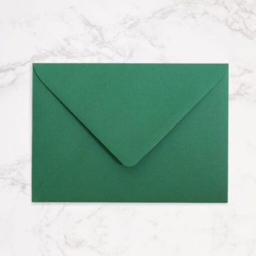 sobre C5 verde esmeralda para invitaciones de boda