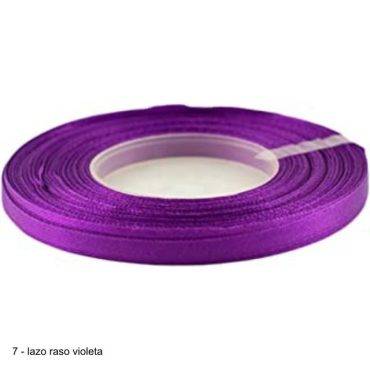 lazo de raso estrecho en color violeta