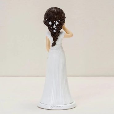 figura tarta novia morena