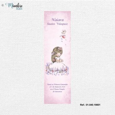 marcapáginas niña jardín Busquets